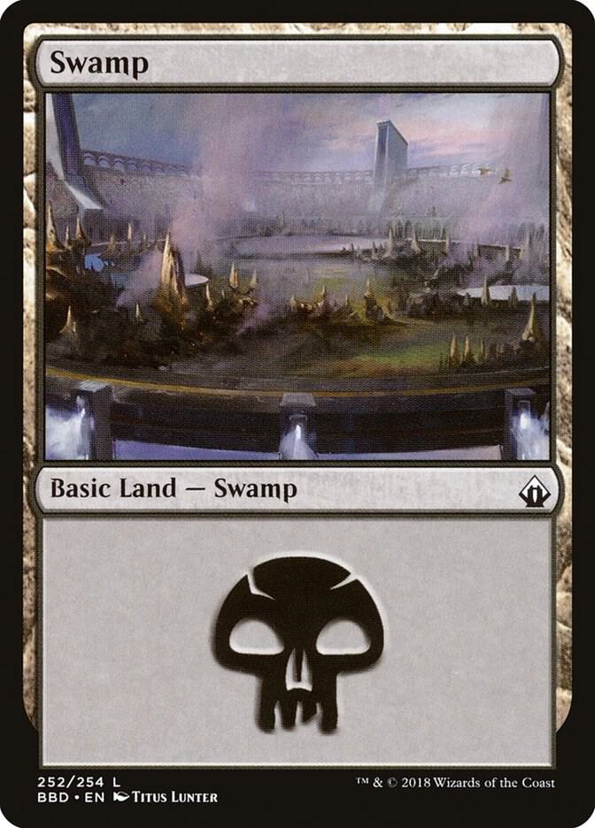 Swamp 252/254 (Battlebond)  - Foil | Good Games Modbury