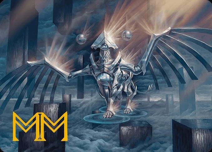 Sphinx of the Revelation Art Card Gold Stamped Signature 34 (Art Series: Modern Horizons 3)  | Good Games Modbury