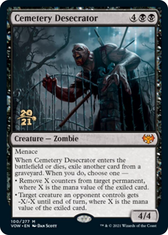 Cemetery Desecrator 100s/137 (Prerelease Cards)  - Foil | Good Games Modbury