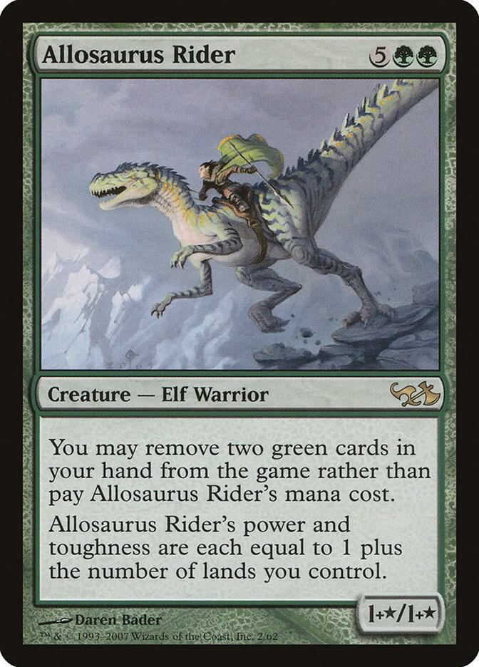 Allosaurus Rider 2/62 (Duel Decks: Elves vs. Goblins)  | Good Games Modbury