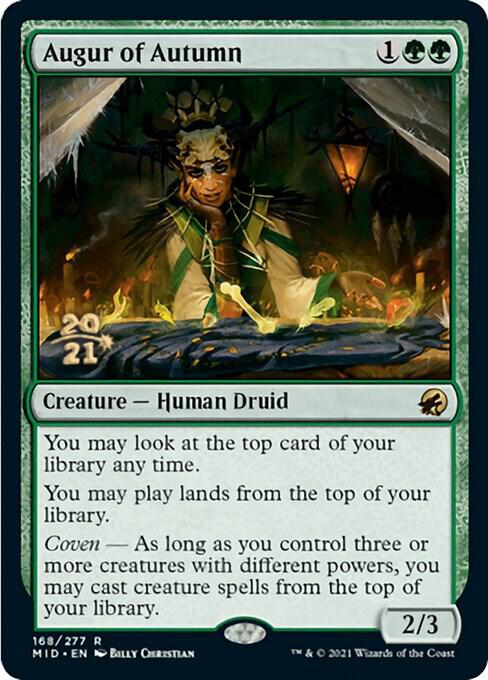 Augur of Autumn 168s/171 (Prerelease Cards)  - PreRelease Foil | Good Games Modbury