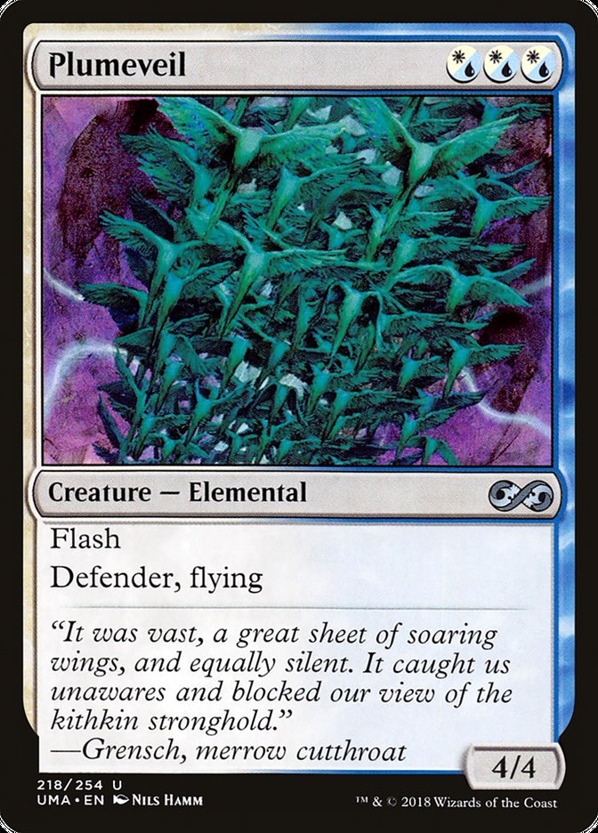 Plumeveil 218/254 (Ultimate Masters)  - Foil | Good Games Modbury