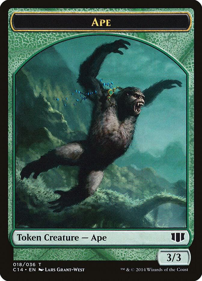 Ape Zombie 011 Double Sided Token 18 // 11 (Commander 2014)  | Good Games Modbury