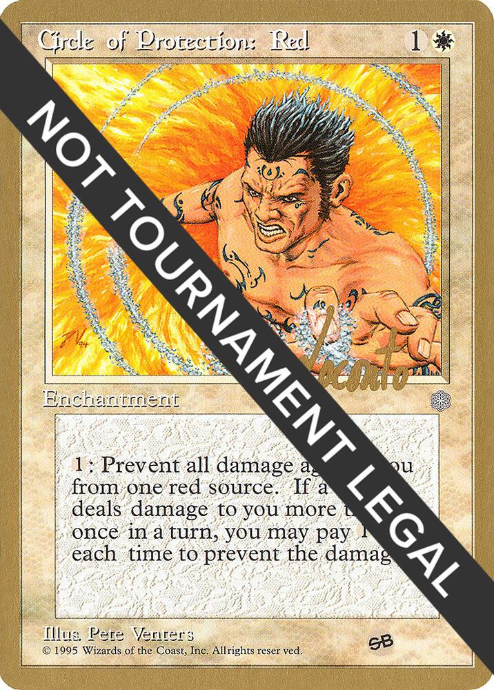 Circle of Protection Red 1996 Michael Loconto ICE SB ml15sb/308 (World Championship Decks)  | Good Games Modbury