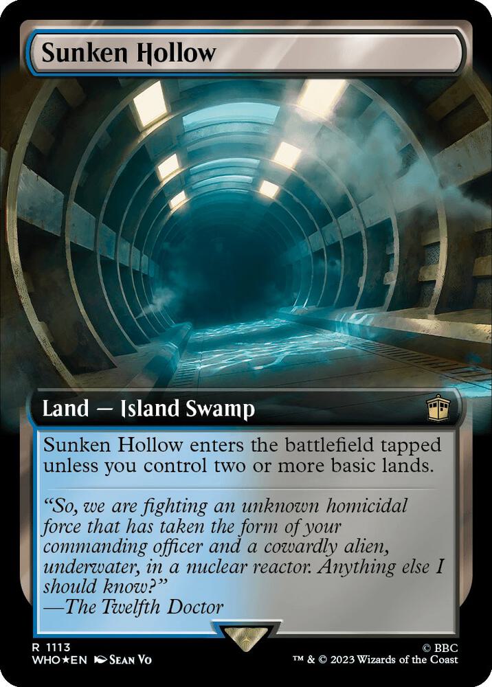 Sunken Hollow 1113/331 (Universes Beyond: Doctor Who)  - Extended Art Surge Foil | Good Games Modbury