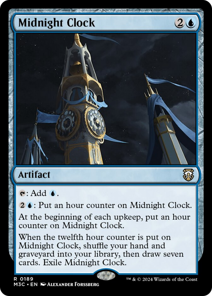 Midnight Clock [Modern Horizons 3 Commander] | Good Games Modbury