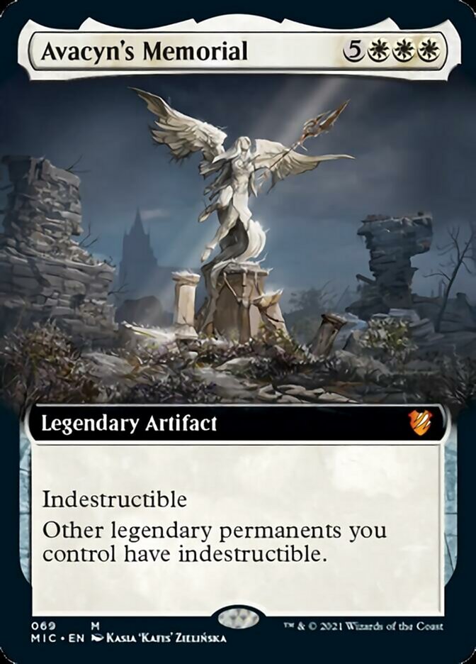 Avacyn's Memorial (Extended Art) [Innistrad: Midnight Hunt Commander] | Good Games Modbury