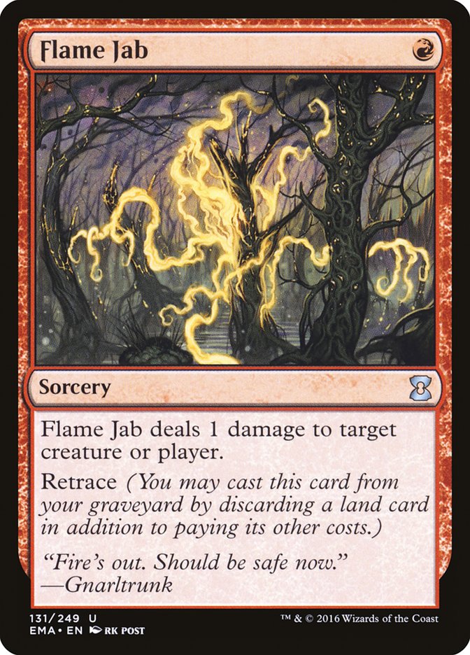 Flame Jab 131/249 (Eternal Masters)  - Foil | Good Games Modbury