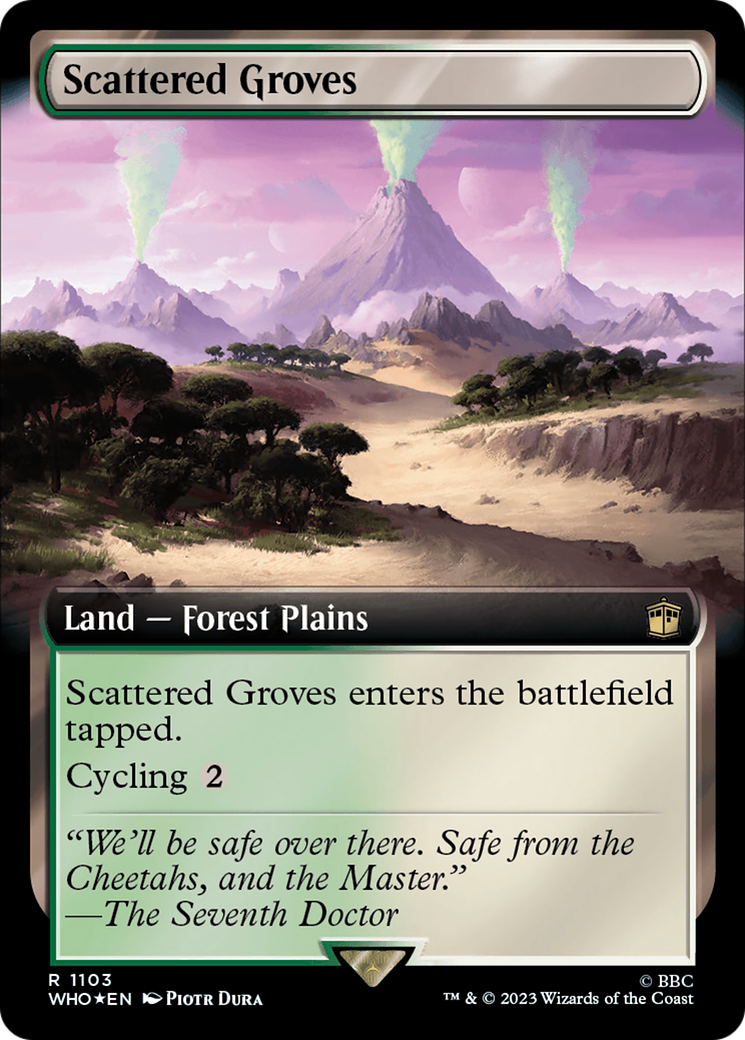 Scattered Groves (Extended Art) (Surge Foil) [Doctor Who] | Good Games Modbury