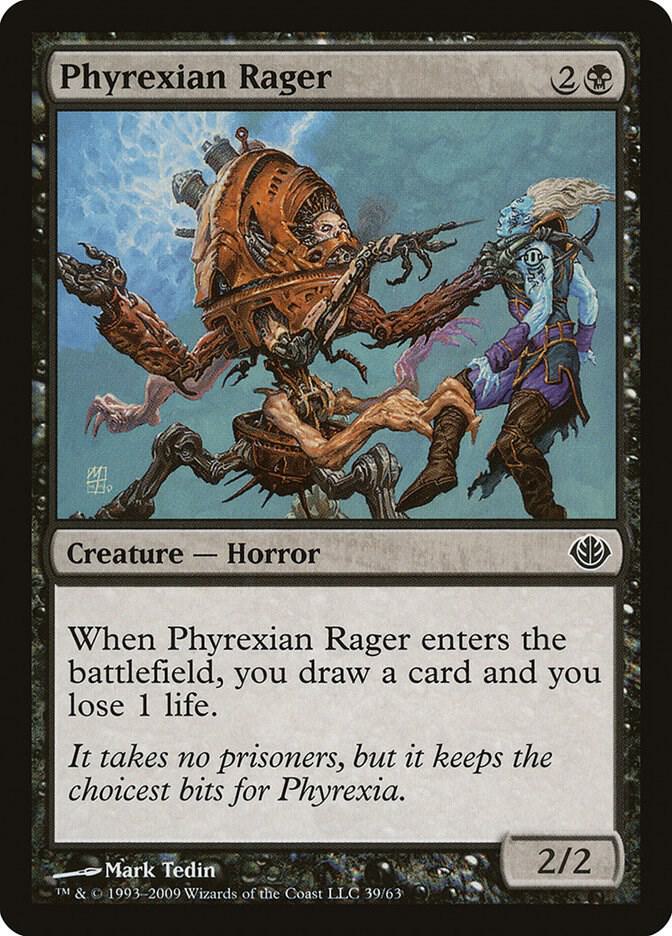 Phyrexian Rager 39/63 (Duel Decks: Garruk vs. Liliana)  | Good Games Modbury