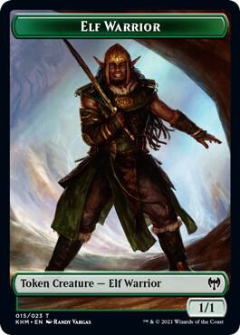 Elf Warrior Servo Double Sided Token 15 // 7 (Commander: Kaldheim)  | Good Games Modbury