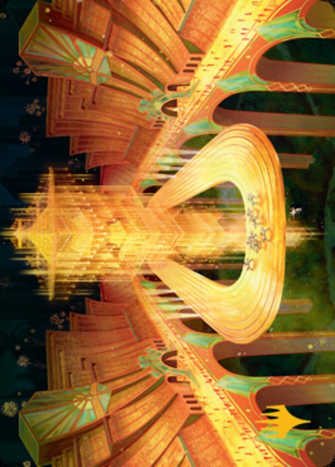 Racers' Ring Art Card (Gold-Stamped Signature) [Streets of New Capenna Art Series] | Good Games Modbury