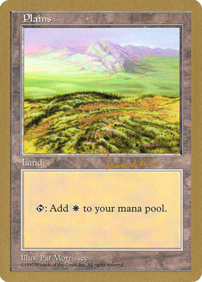 Plains (jk433) (Janosch Kuhn) [World Championship Decks 1997] | Good Games Modbury