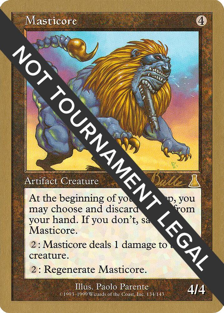 Masticore 1999 Kai Budde UDS kb143b/111 (World Championship Decks)  | Good Games Modbury
