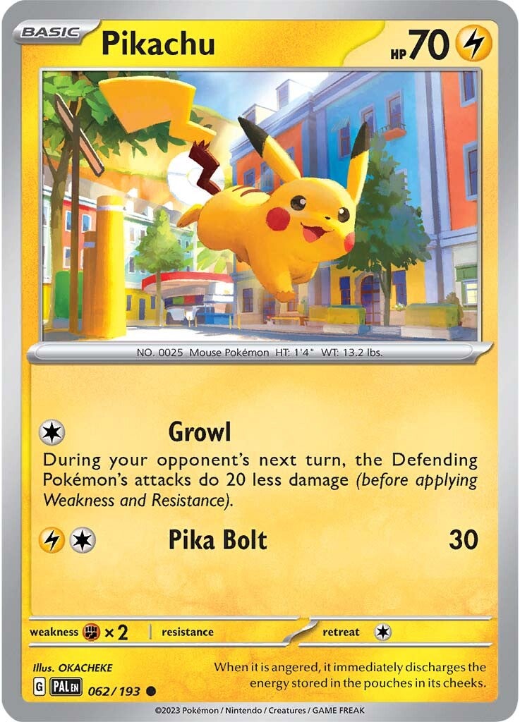 Pikachu (062/193) [Scarlet & Violet: Paldea Evolved] | Good Games Modbury