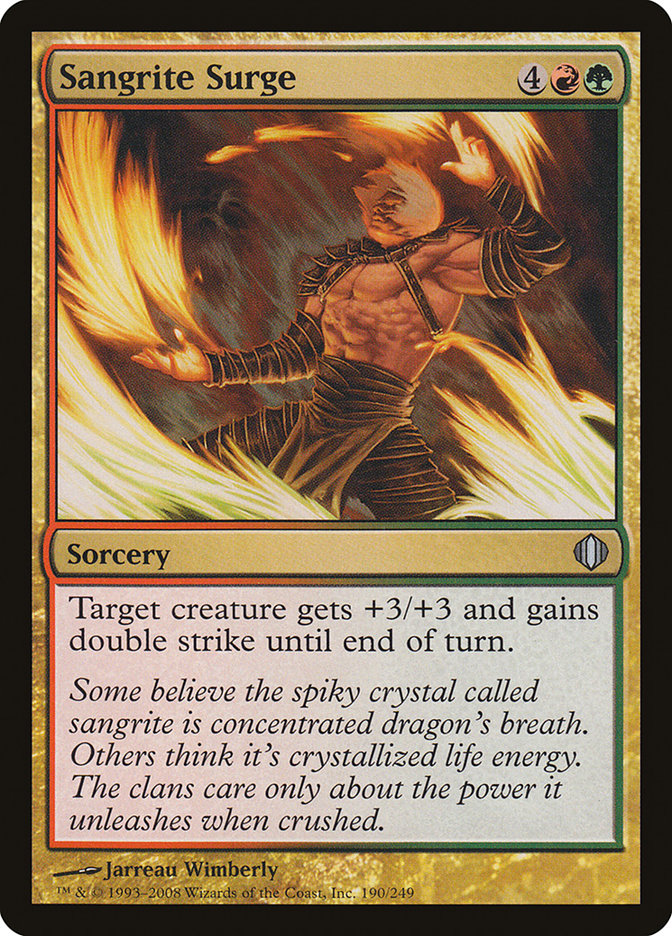 Sangrite Surge 190/249 (Shards of Alara)  | Good Games Modbury