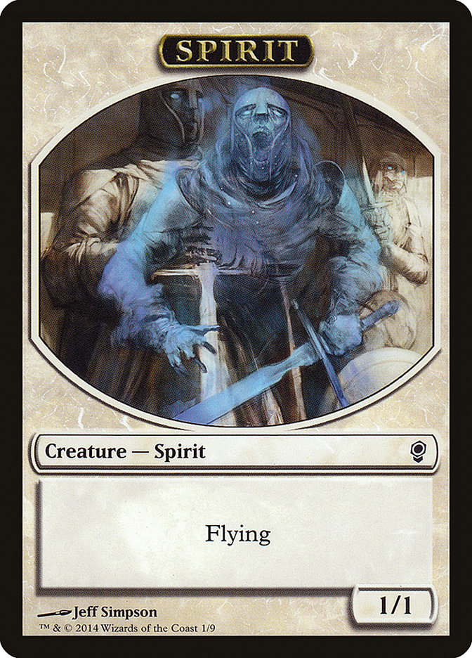 Spirit Token [Conspiracy Tokens] | Good Games Modbury