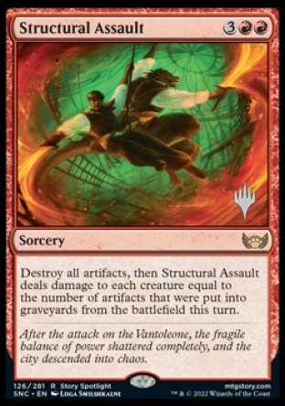 Structural Assault (Promo Pack) [Streets of New Capenna Promos] | Good Games Modbury