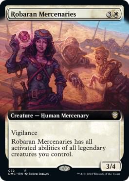 Robaran Mercenaries Extended Art 72/50 (Commander: Dominaria United)  - Foil | Good Games Modbury