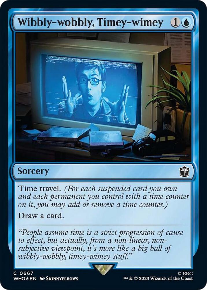 Wibbly-wobbly, Timey-wimey 667/331 (Universes Beyond: Doctor Who)  - Surge Foil | Good Games Modbury