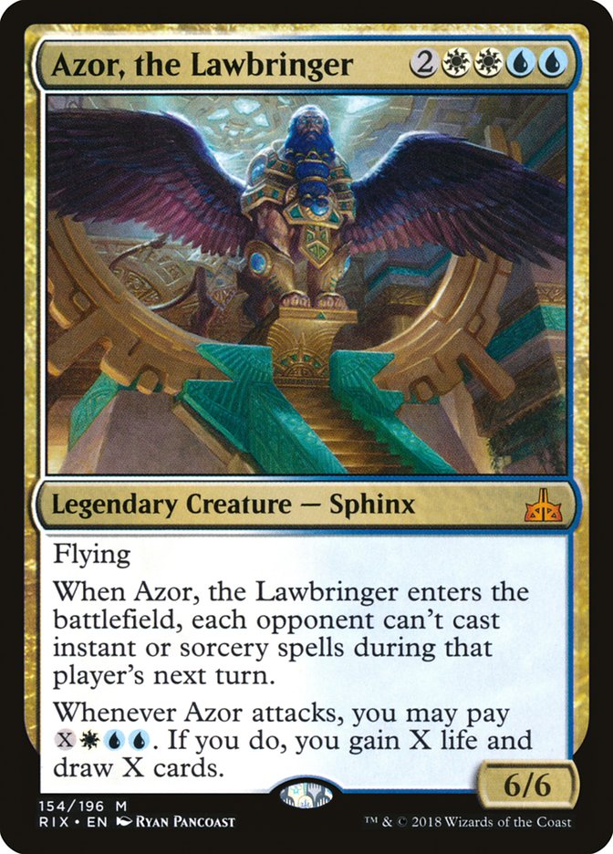 Azor, the Lawbringer 154/196 (Rivals of Ixalan)  | Good Games Modbury