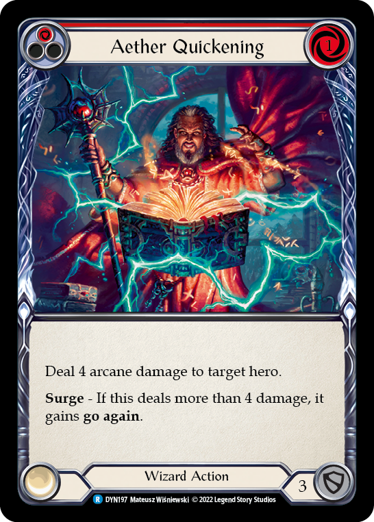 Aether Quickening (Red) [DYN197] (Dynasty) | Good Games Modbury