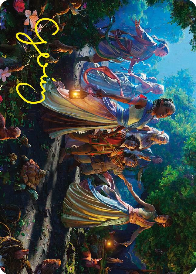 Realm Seekers Art Card Gold Stamped Signature 74 (Art Series: Universes Beyond: The Lord of the Rings: Tales of Middle-earth)  | Good Games Modbury