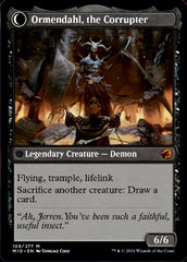 Jerren, Corrupted Bishop // Ormendahl, the Corrupted [Innistrad: Midnight Hunt] | Good Games Modbury