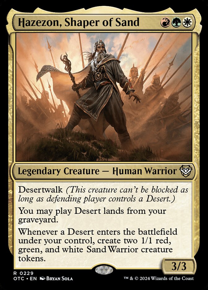 Hazezon, Shaper of Sand 229/342 (Commander: Outlaws of Thunder Junction)  | Good Games Modbury