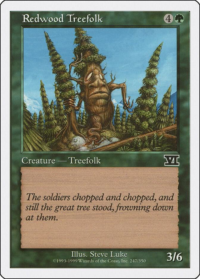 Redwood Treefolk 247/350 (Classic Sixth Edition)  | Good Games Modbury