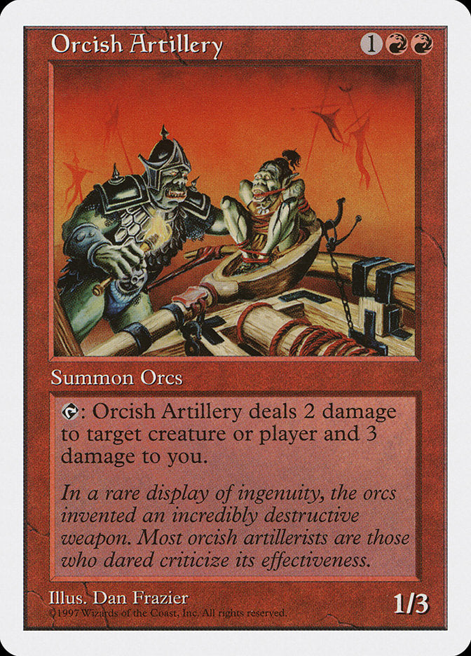 Orcish Artillery [Fifth Edition] | Good Games Modbury