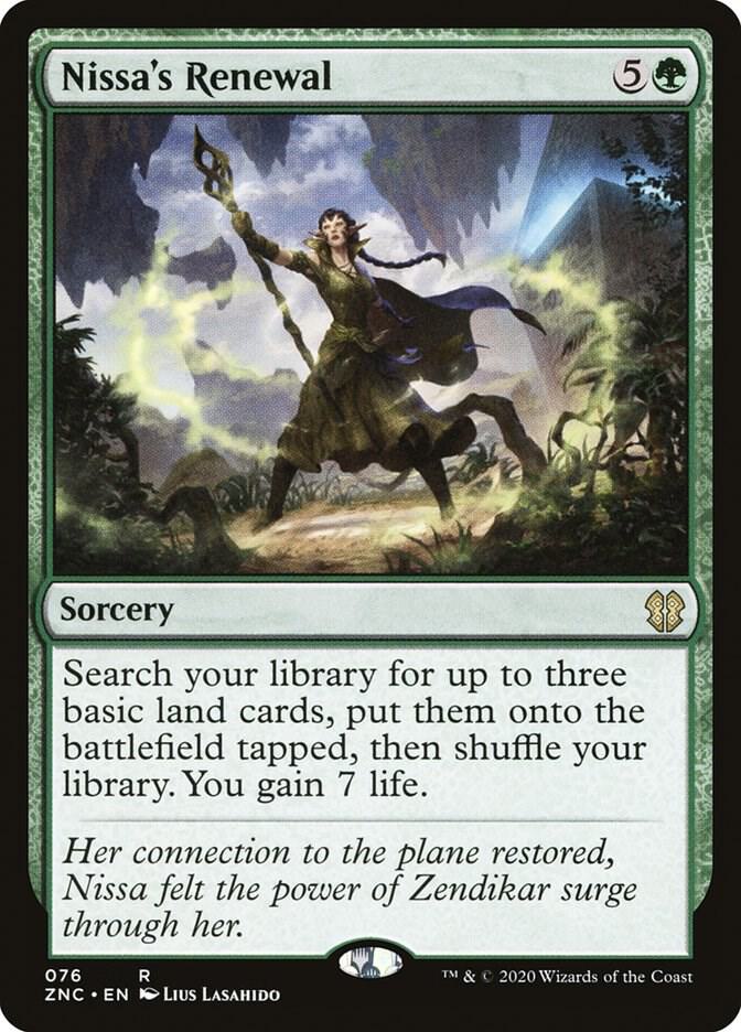 Nissa's Renewal 76/142 (Commander: Zendikar Rising)  | Good Games Modbury