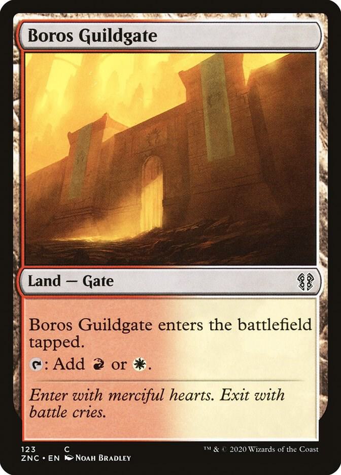 Boros Guildgate 123/142 (Commander: Zendikar Rising)  | Good Games Modbury
