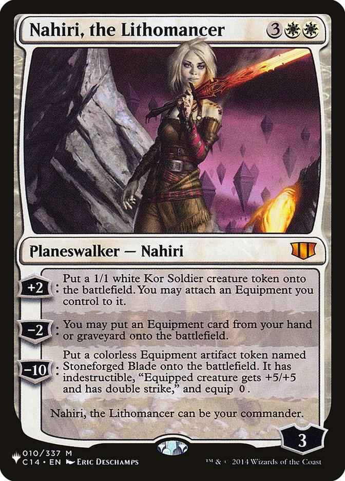 Nahiri the Lithomancer C14-10/5075 (The List Reprints)  | Good Games Modbury