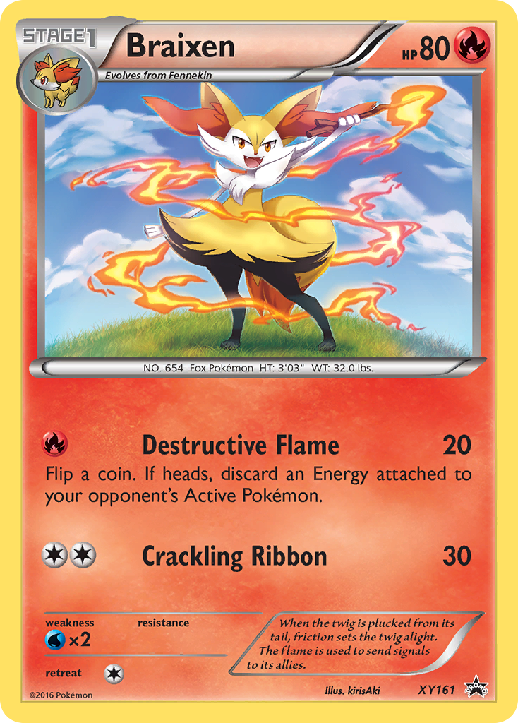 Braixen (XY161) [XY: Black Star Promos] | Good Games Modbury