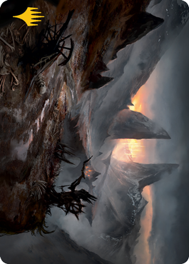 Haunted Ridge Art Card (Gold-Stamped Signature) [Innistrad: Midnight Hunt Art Series] | Good Games Modbury