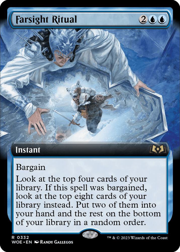 Farsight Ritual 332/276 (Wilds of Eldraine)  - Extended Art Foil | Good Games Modbury