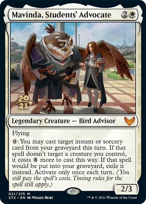 Mavinda Students Advocate 21s/180 (Prerelease Cards)  - Foil | Good Games Modbury