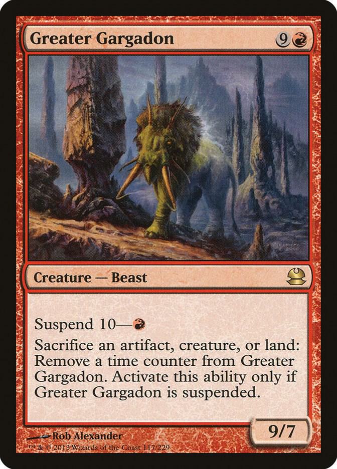 Greater Gargadon 117/229 (Modern Masters)  | Good Games Modbury