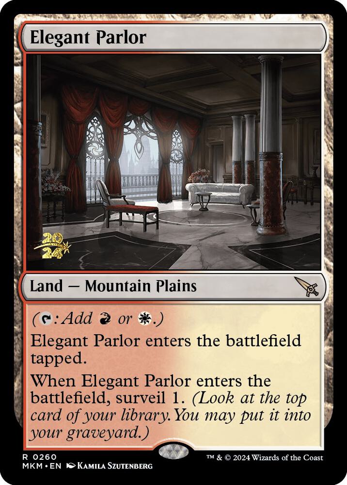 Elegant Parlor 260s/182 (Prerelease Cards)  - Foil | Good Games Modbury