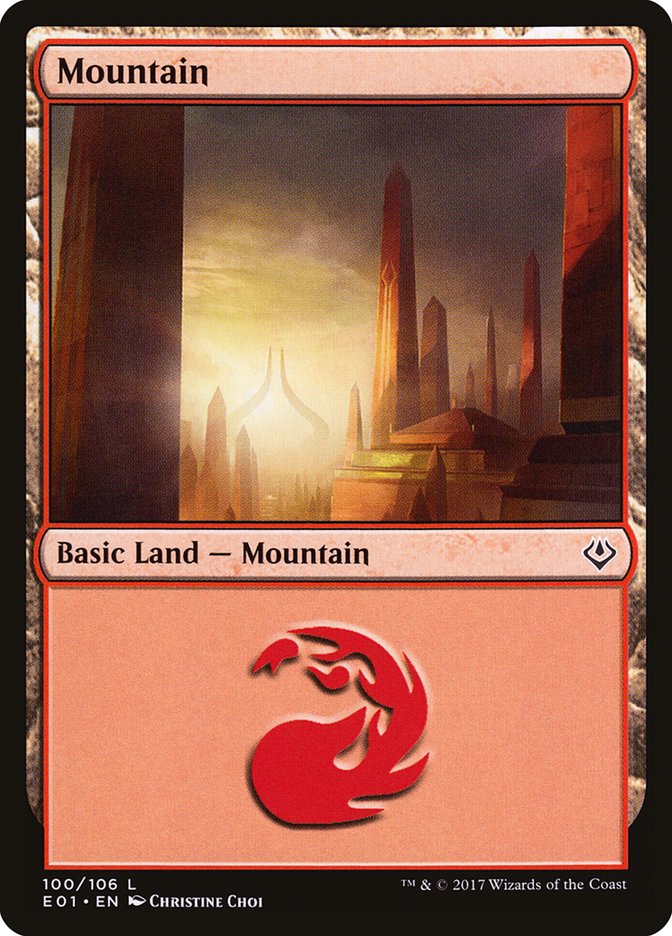 Mountain (100) [Archenemy: Nicol Bolas] | Good Games Modbury
