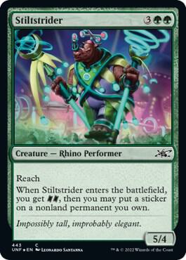 Stiltstrider Galaxy Foil 443/244 (Unfinity)  - Foil | Good Games Modbury