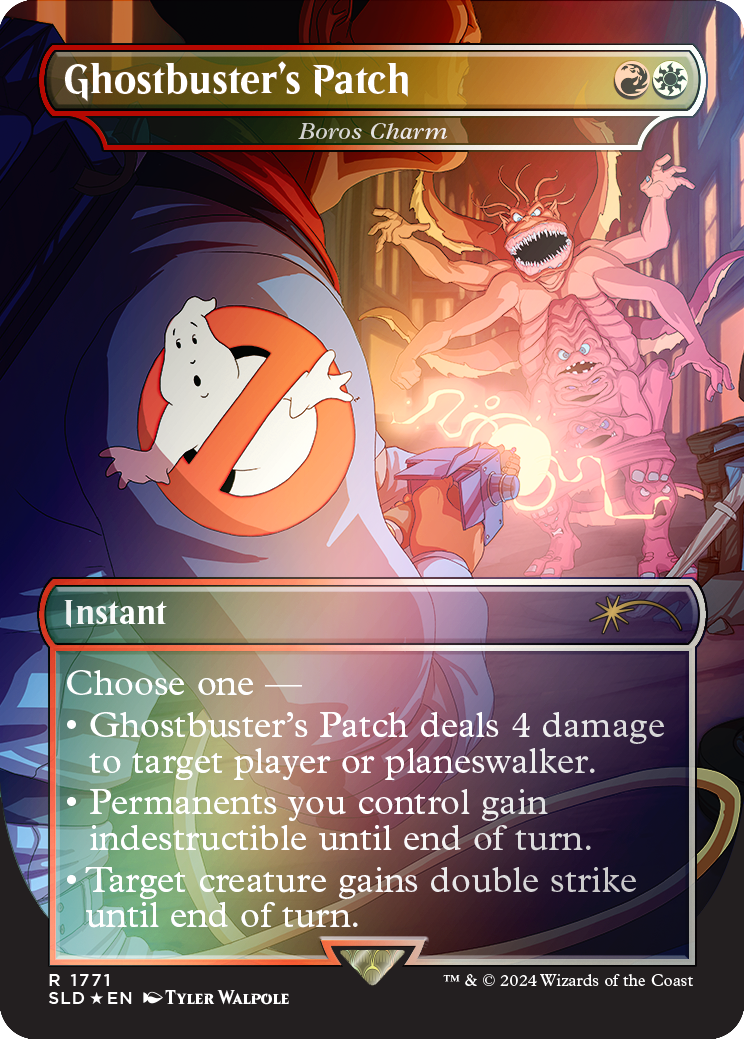 Ghostbuster's Patch - Boros Charm (Rainbow Foil) [Secret Lair Drop Series] | Good Games Modbury