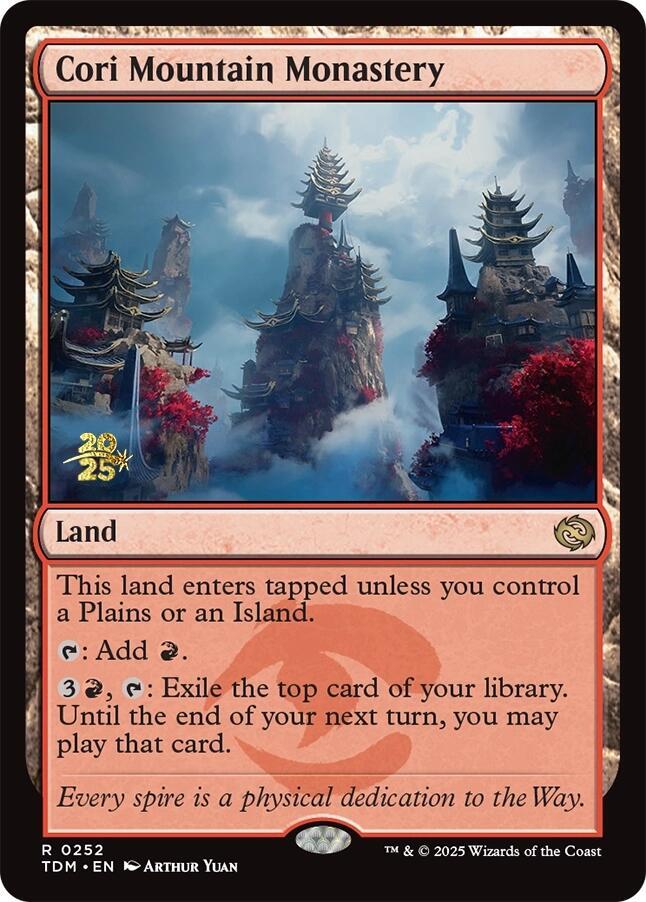 Cori Mountain Monastery 252s/166 (Prerelease Cards)  - Foil | Good Games Modbury