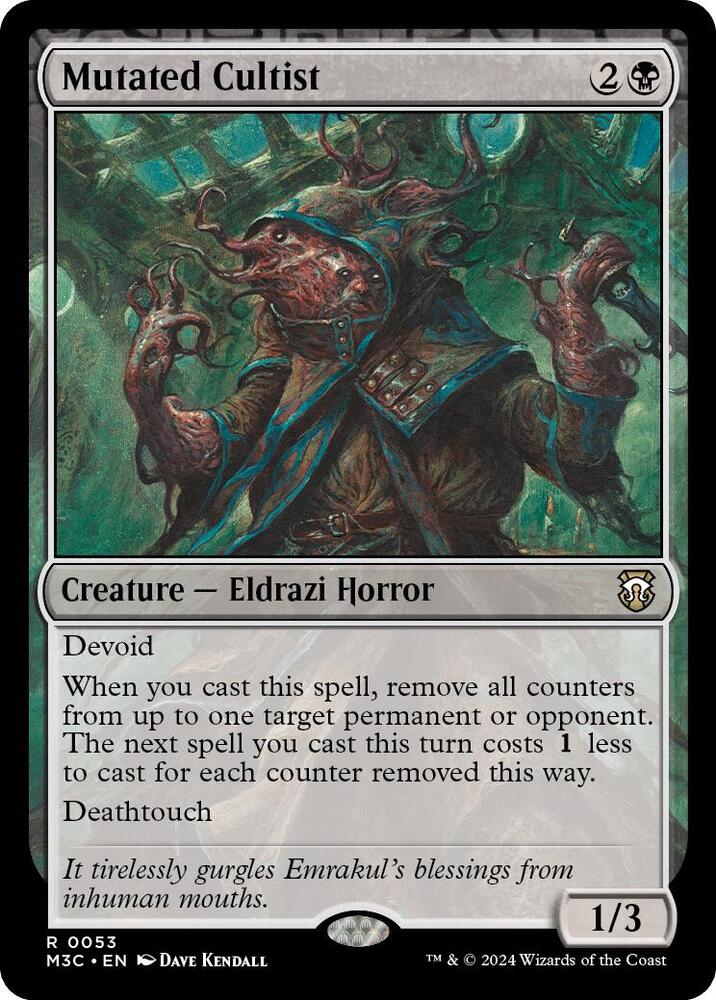 Mutated Cultist 53/411 (Commander: Modern Horizons 3)  - Ripple Foil | Good Games Modbury