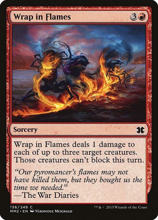 Wrap in Flames 136/249 (Modern Masters 2015)  | Good Games Modbury