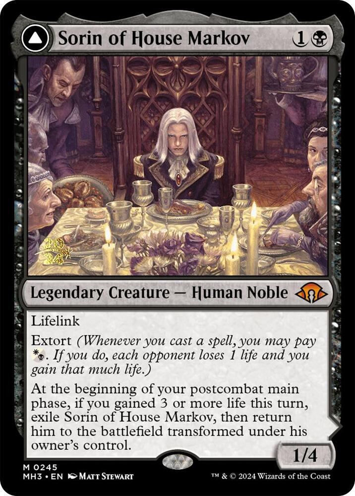 Sorin of House Markov 245s/90 (Prerelease Cards)  - Foil | Good Games Modbury