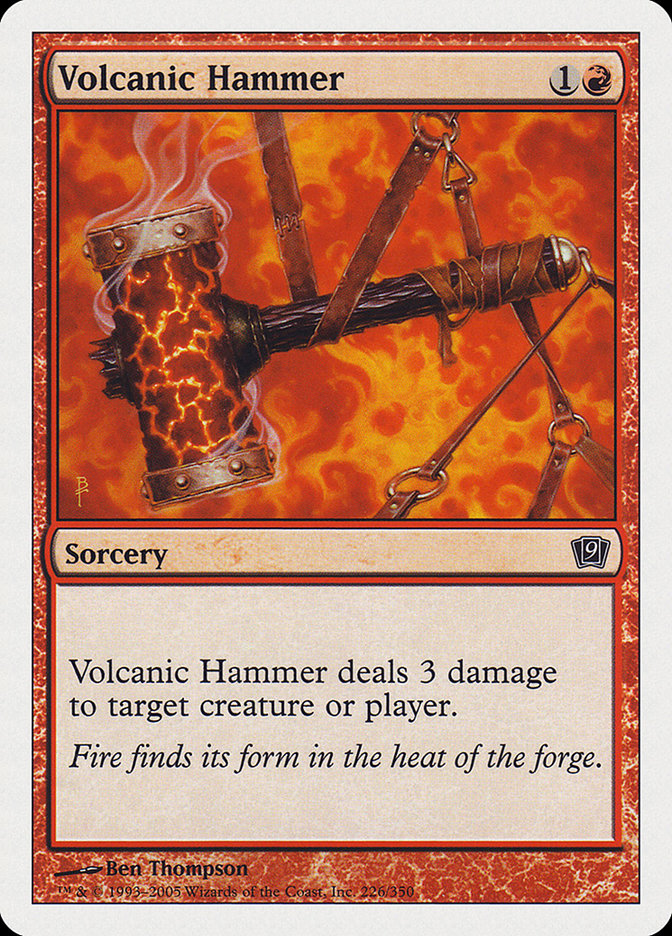 Volcanic Hammer [Ninth Edition] | Good Games Modbury