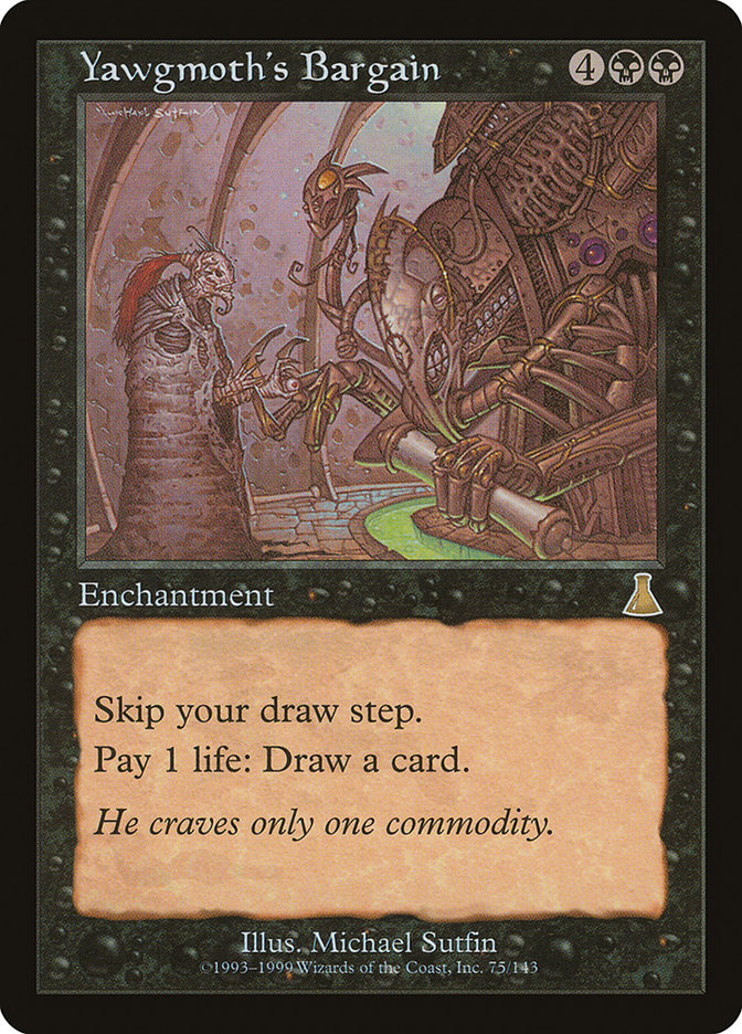 Yawgmoth's Bargain [Urza's Destiny] | Good Games Modbury