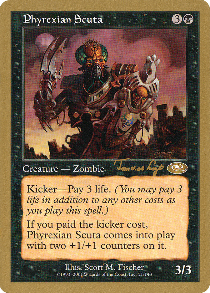 Phyrexian Scuta (Tom van de Logt) [World Championship Decks 2001] | Good Games Modbury